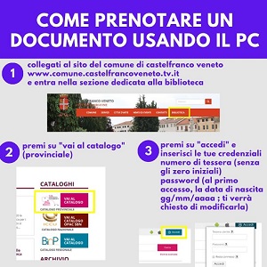 Castelfranco Veneto | Come prenotare un libro da casa
