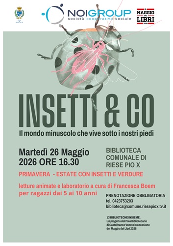 Maggio di Libri - Insetti & Co.- Letture animate e laboratorio