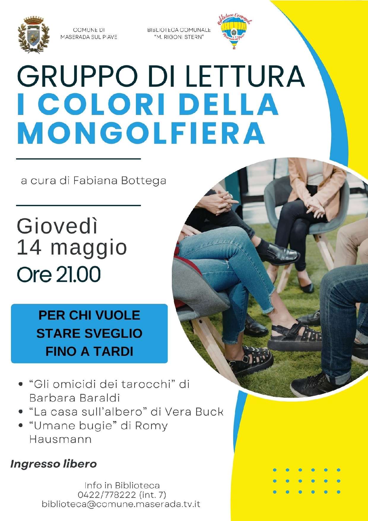 MASERADA SUL PIAVE | GRUPPO DI LETTURA I COLORI DELLA MONGOLFIERA
