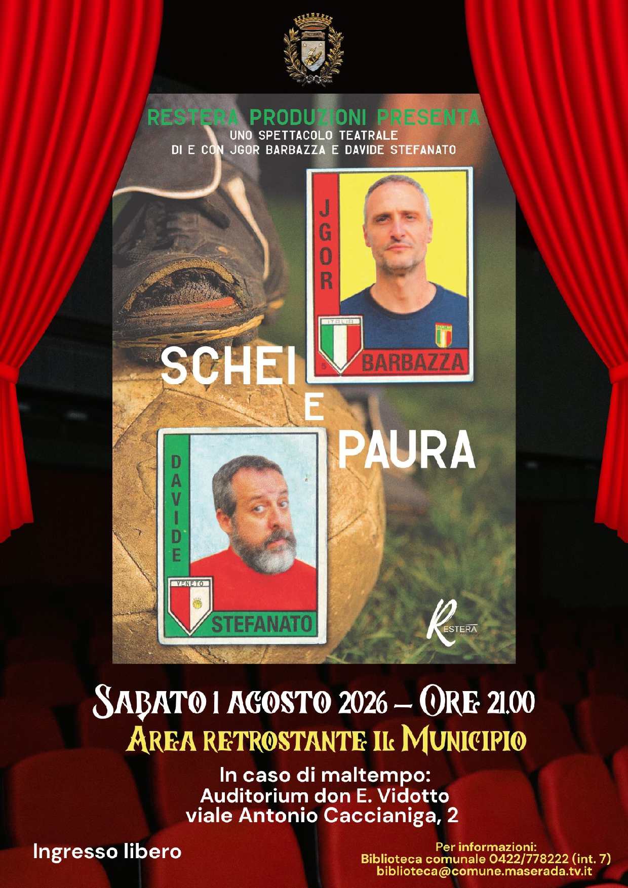 SPETTACOLO COMICO SCHEI E PAURA