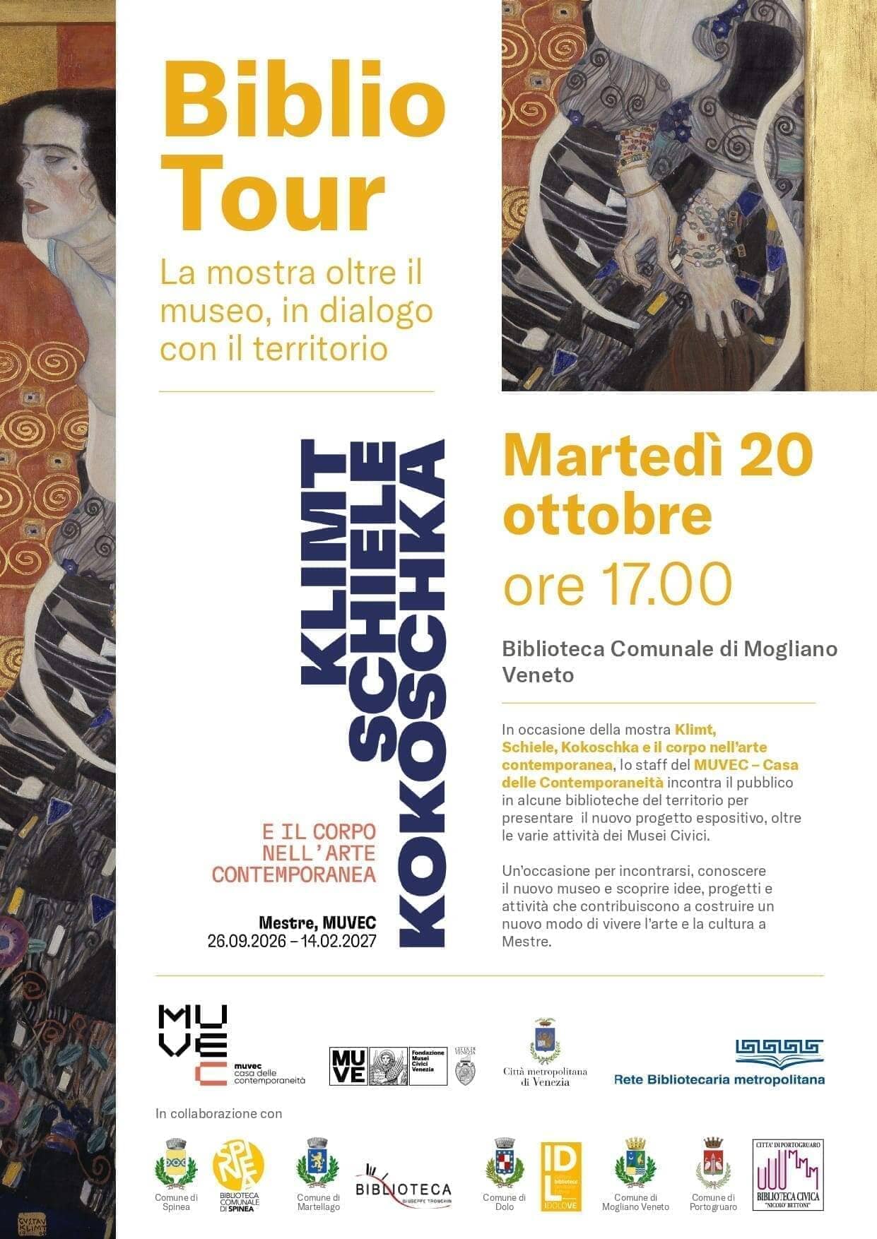 Mogliano Veneto | 20 ottobre | Alla scoperta della mostra del MUVEC: Klimt, Schiele e Kokoschka