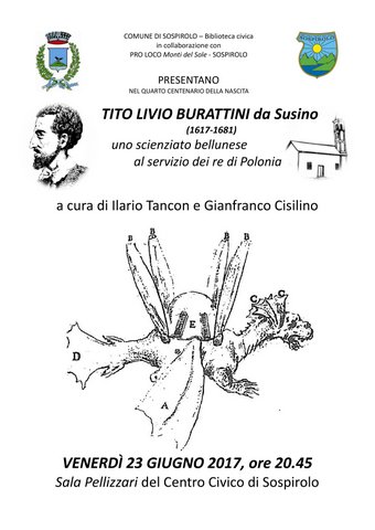 TITO LIVIO BURATTINI da SUSINO (1617-1681) uno scienziato bellunese al servizio dei re di Polonia
